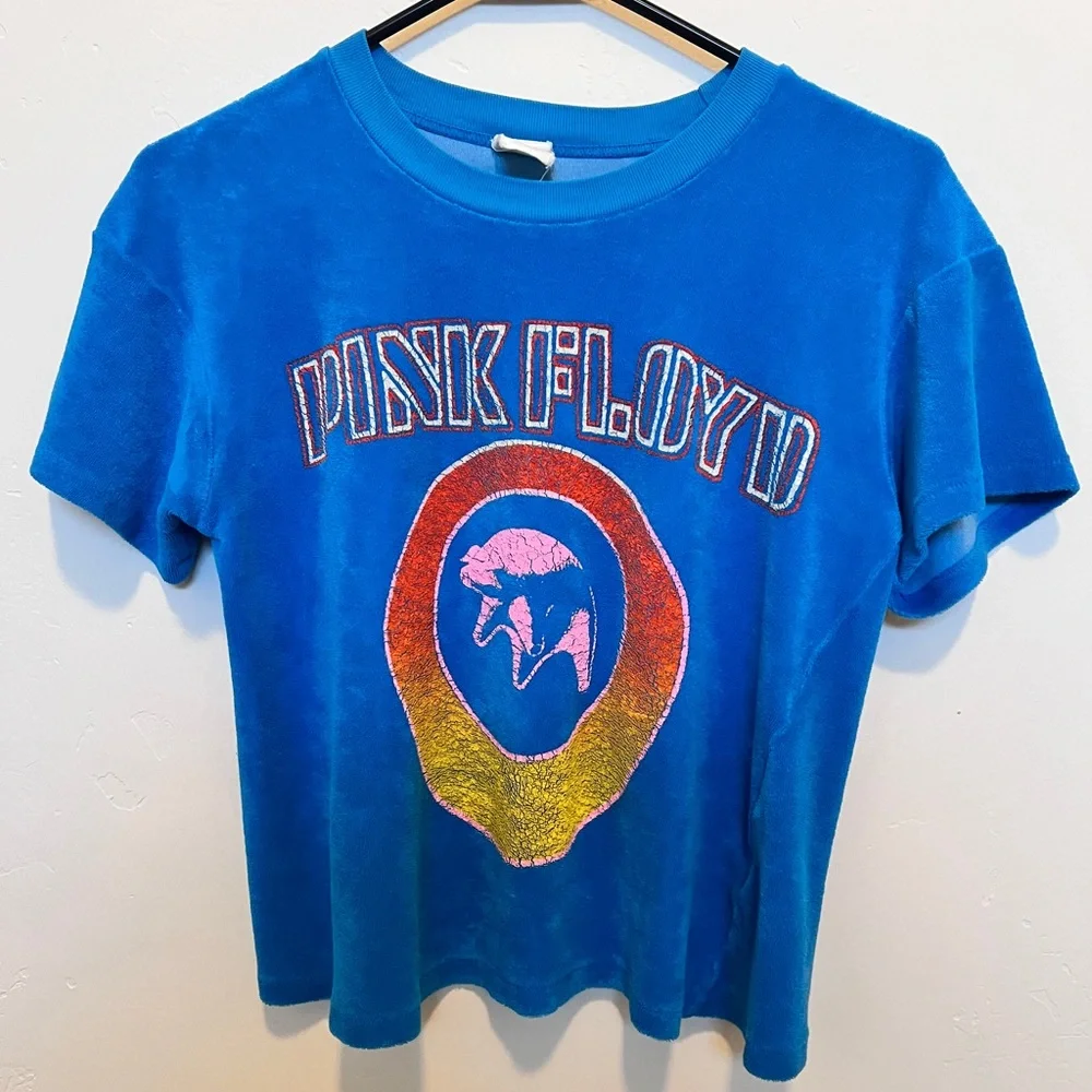 MADEWORN ROCK Pink Floyd Terry Cloth Tee size medium - Picture 1 of 8
